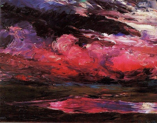 ArtRe_action's tweet image. &apos;Drifting Clouds&apos; - Emil Nolde
#painting