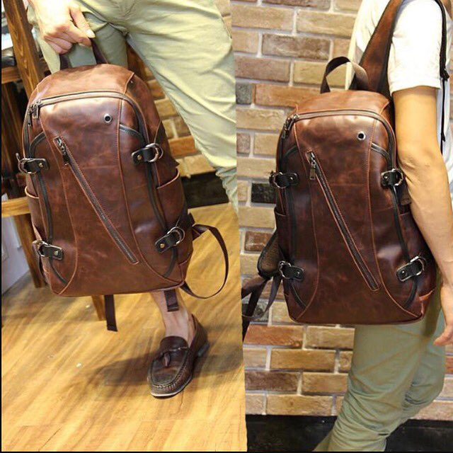 Cyber Monday sale starts now!! Use code 'cyber' for 30% off your entire order. ft, THE LETTERMAN // LEATHER BACKPACK