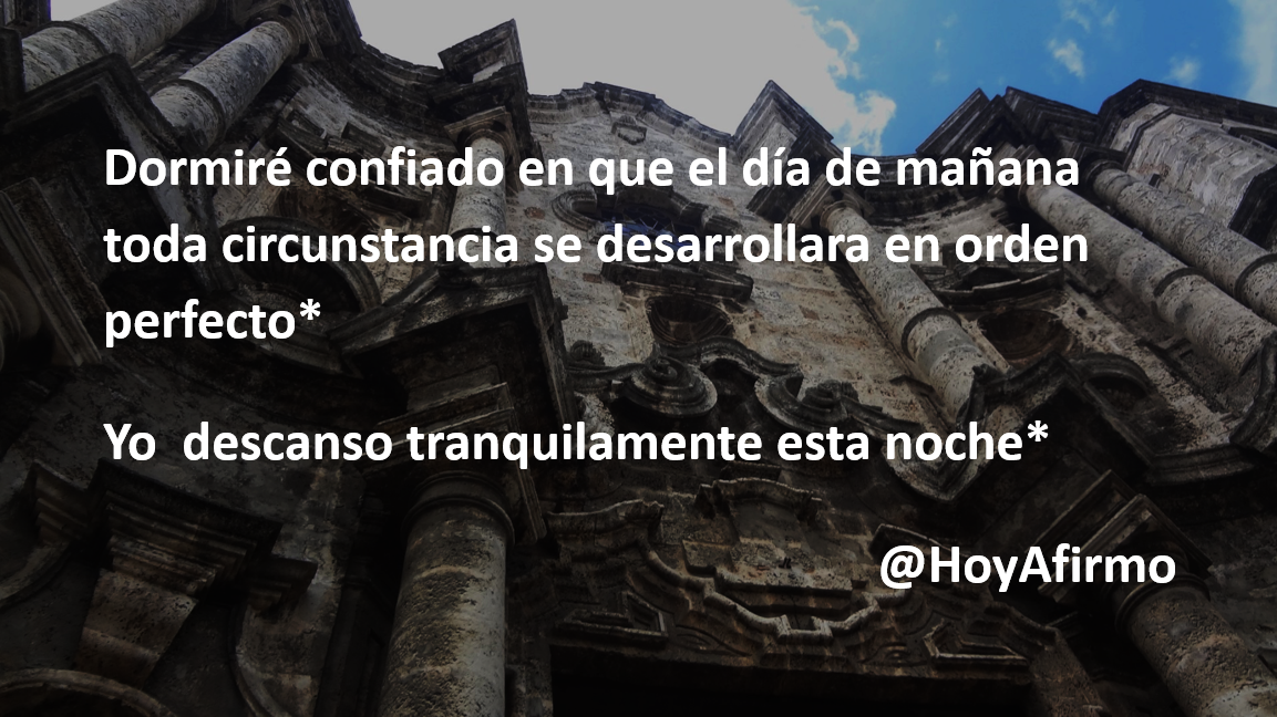 HoyAfirmo's tweet photo. Yo descanso tranquilamente esta noche* https://t.co/wcB1u9dNJH