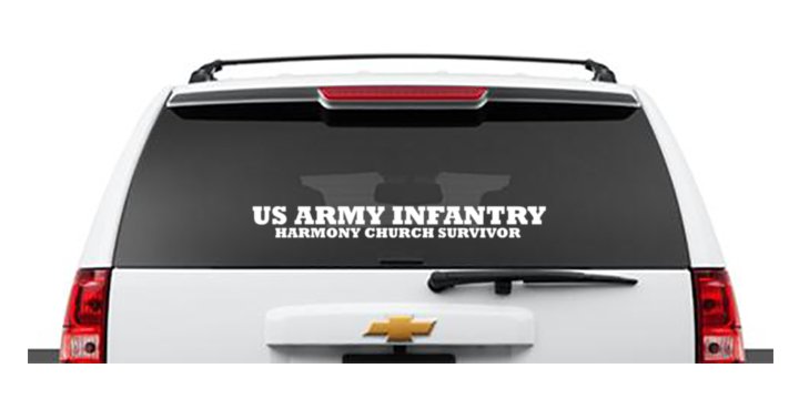 Check out this decal "Harmony Church Survivor" US Army Vets would love it hottopicdecals.com/products/us-ar… #USArmy #Christmas