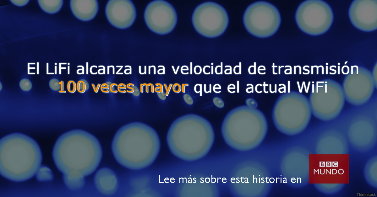 bbcmundo's tweet image. Parece que el WiFi tiene los días contados. Y el culpable se llama LiFi bbc.in/1MIzvHl #LecturaDeFinde