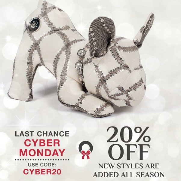 SoMePlush's tweet image. #cybermonday starts NOW! Score 20% off with code CYBER20 #designerplush #plushies #stuffedanimals #FrenchBulldog #F…