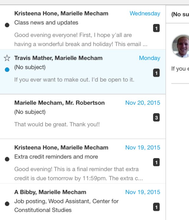 ellsmecham's tweet photo. reasons to dropout of college: https://t.co/eMDdSGmvgo