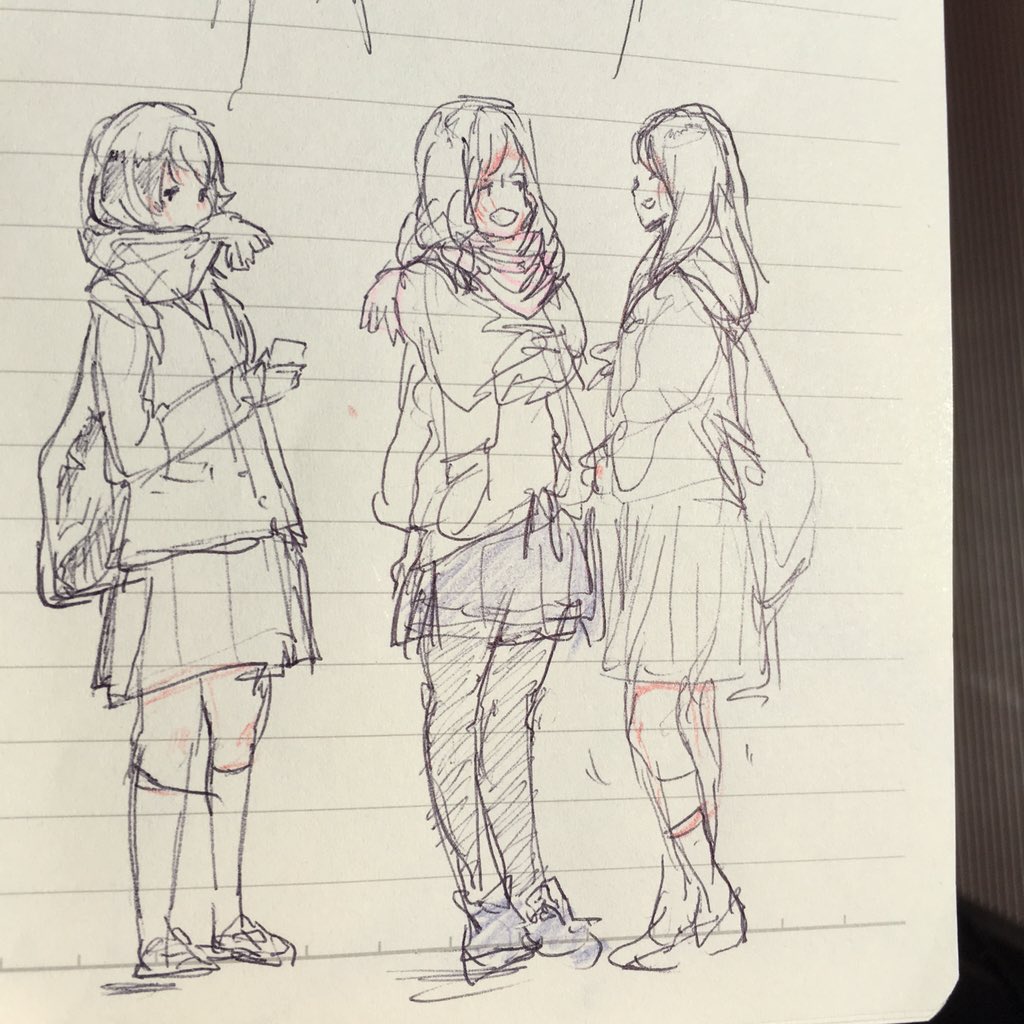 月曜日に描くスケッチはたわわになる傾向があるようだ 