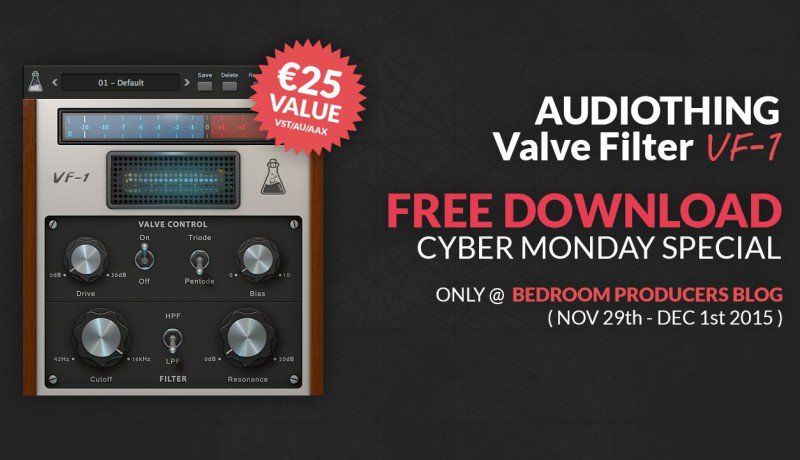 MelodealeRaka's tweet photo. 【ブロ���更新！】
AudioThingの人気フィルタープラグイン『Valve Filter VF-1』通常29ドルが無料配布中！12/1まで | MeloDealer https://t.co/K6gB2iKdWJ https://t.co/8v61z9B1qP