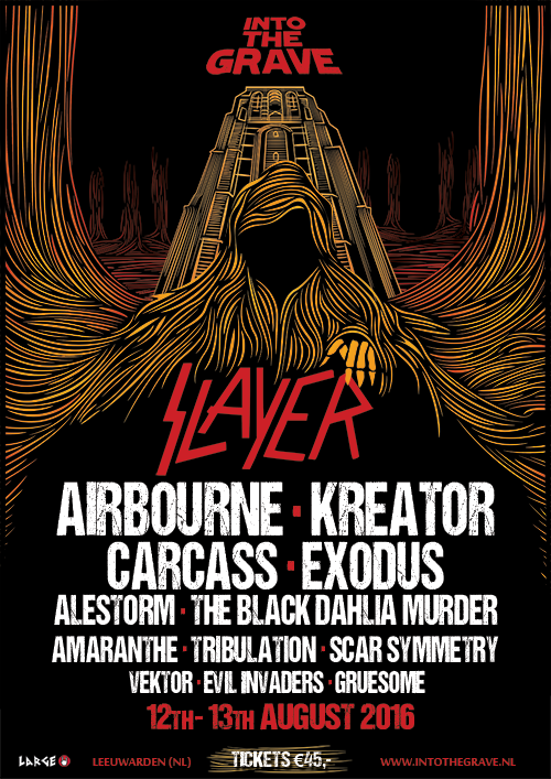 into_the_grave's tweet photo. Tijd voor een boel nieuwe namen, waaronder SLAYER! Check de website of Facebook voor meer informatie! https://t.co/2tTH2bEJgk