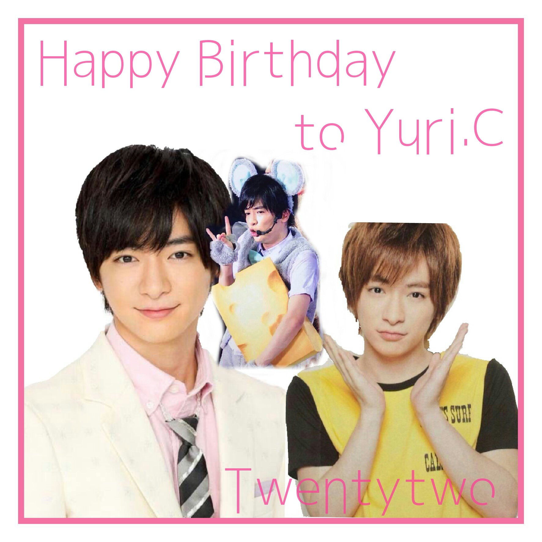 Yuri Chinen  November 30
.*   Happy Birthday °  *.                                    22     1                 