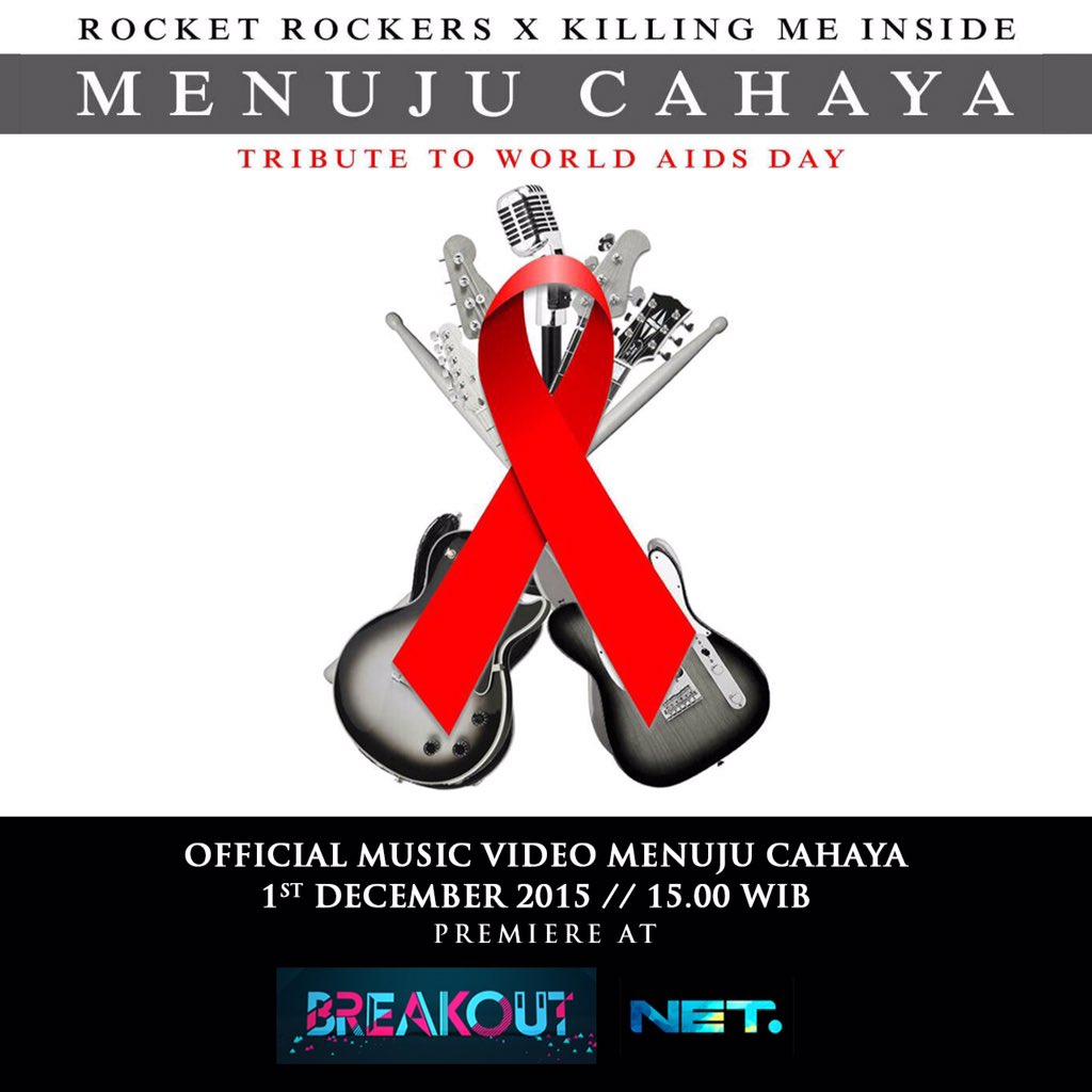 1 Dec 2015 3pm premiere OMV #MenujuCahaya tribute to #WorldAIDSDay RR x <a href="/KILLINGMEINSIDE/">Killing Me Inside</a> <a href="/breakoutnet/">BreakoutNET</a> <a href="/netmediatama/">Netmedia</a>