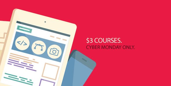 Cyber Monday sale now on! All courses just $3! Hurry 24 hours only. ow.ly/UJs0d