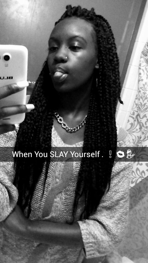 BlackkBeauty___'s tweet photo. When you Slay Yourself . ❕💁💋
#1stTime #BoxBraids #ByKAY https://t.co/HiGRG33zqQ