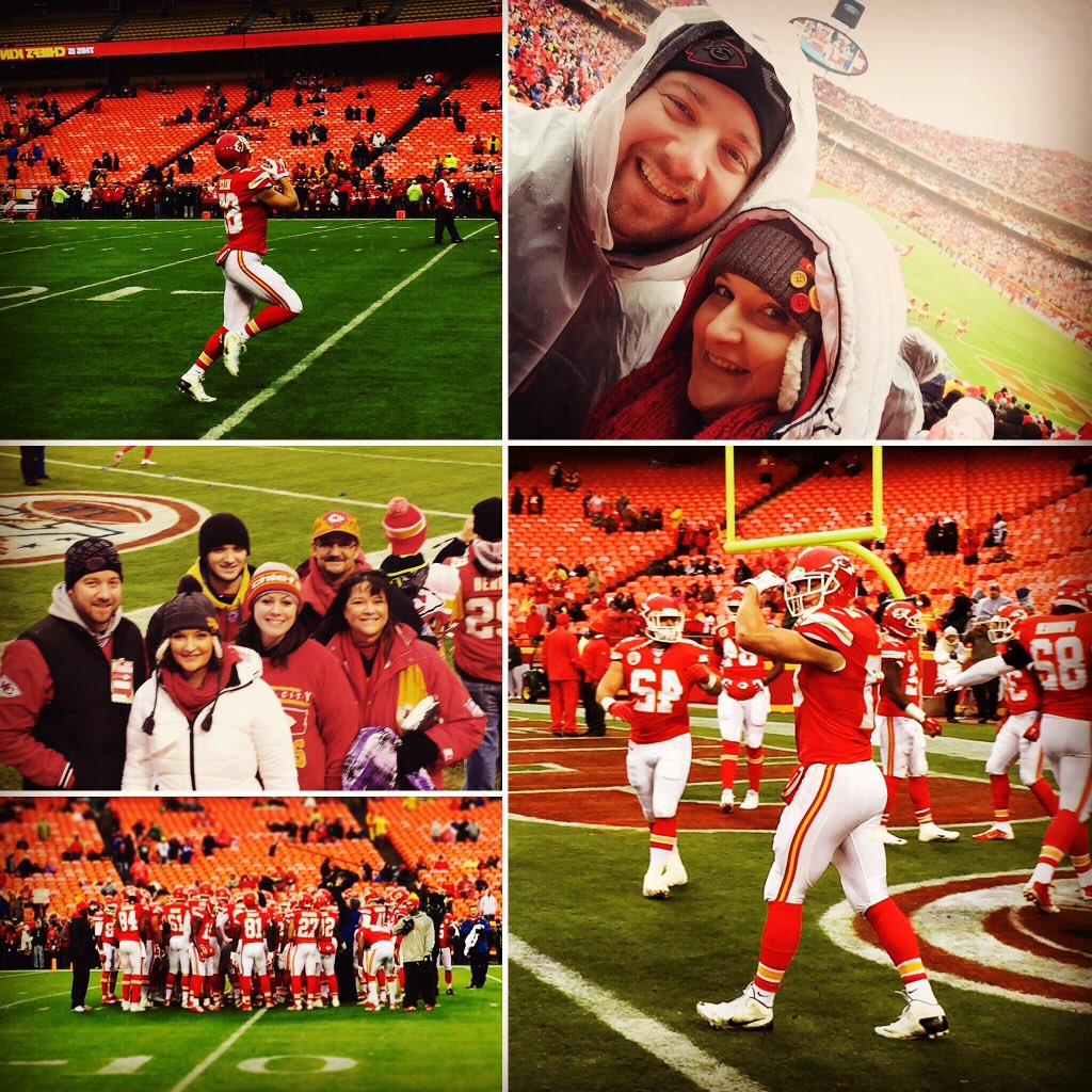 Lawson6K's tweet image. Great day in the cold and rain cheering @Chiefs to a win! #BecauseFootball #kcvsbuff #NFLGameDay #ChiefsKingdom