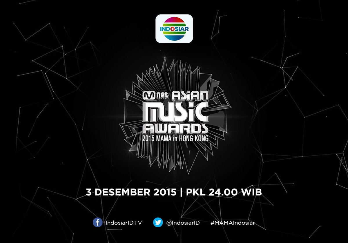 Indosiar's tweet photo. Jangan lewatkan nonton artis Korea favorit kamu di Mnet Asian Music Awards 3 Des pkl 24.00 WIB #MAMAindosiar https://t.co/ffuphUgneo