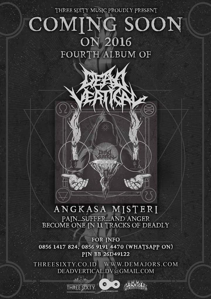 Dead Vertical umum kan album baru bertittle "Angkasa Misteri" yang akan dirilis tahun 2016 nanti. | <a href="/DEADVERTICAL/">DEAD VERTICAL</a>