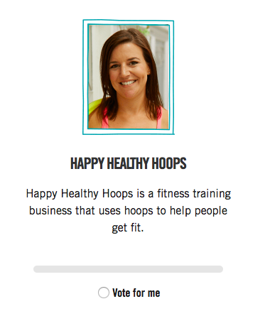 Sync_Labs's tweet photo. Please vote for member and world record holder Bree from Happy Healthy Hoops in WA! https://t.co/JN3cZDkrPW #Optus https://t.co/6yhMnXGFJT