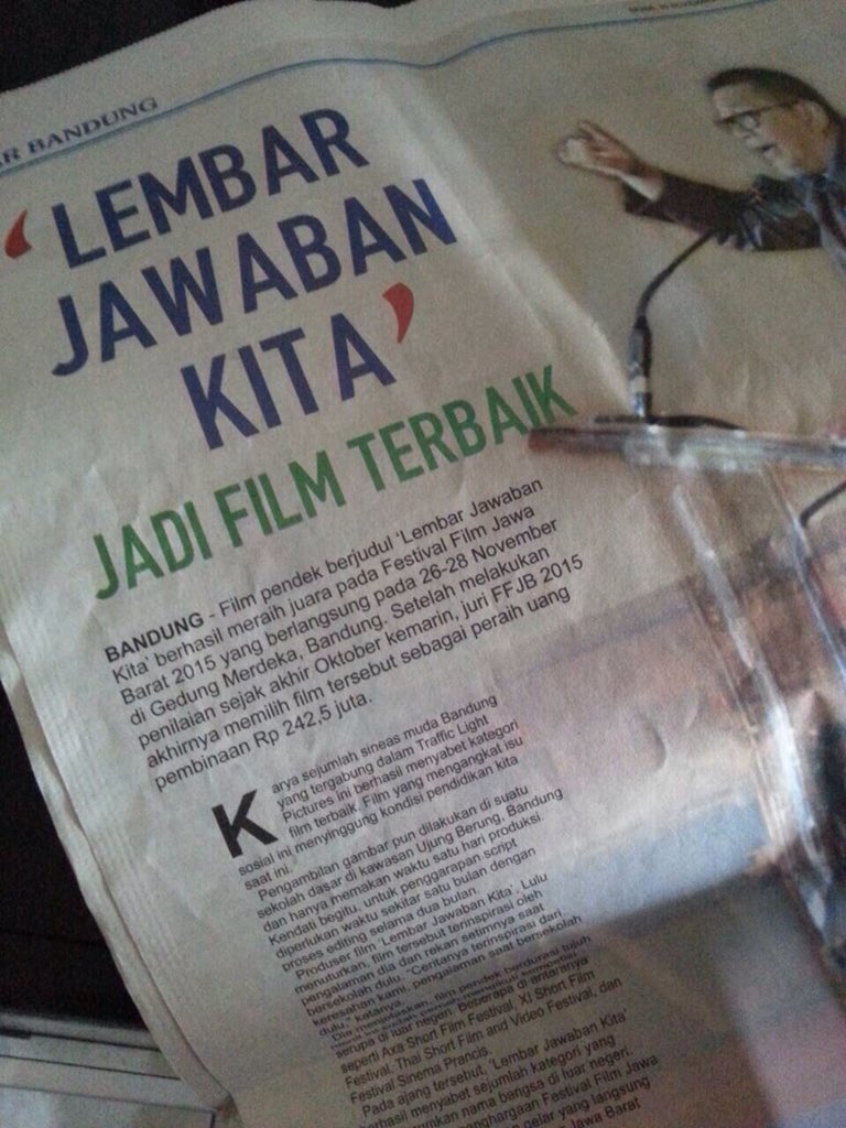 TLPstudio's tweet photo. Semakin termotivasi untuk membuat karya-karya baru , thankyou again @FestFilmJabar ☺️ https://t.co/WlEuXLwA6Q