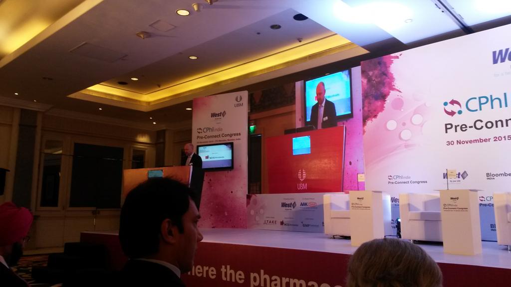 ACGWorld's tweet photo. We're @CPhIPreConnect at the ITC Maratha, Mumbai. And India's 4 day pharma fest begins. https://t.co/BCSTDb6ROx