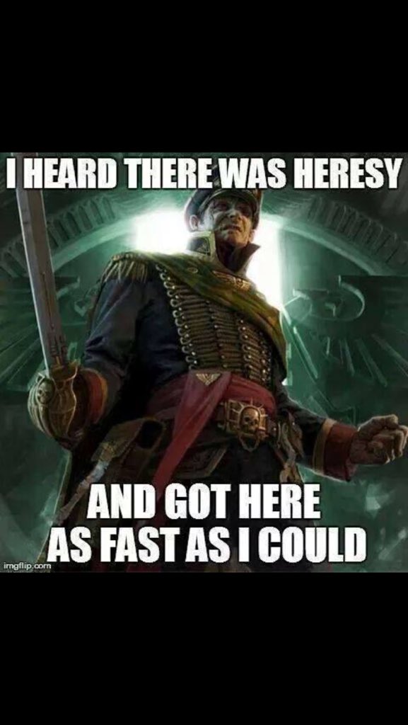 AshMeadowRose's tweet photo. @CultOfVivian
#StopGamerGateCurrentYear
This is Inquisitor Frelark. #GamerGate is HERESY and must be stopped. https://t.co/CdlMJPUoBW