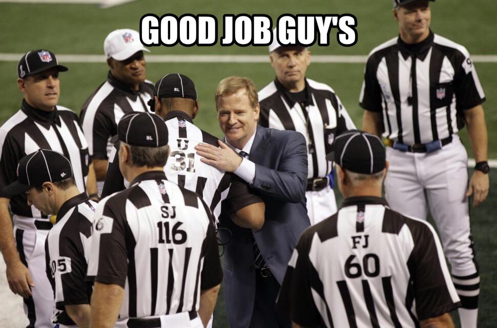 BoucherMitch's tweet photo. Roger Goodell be like

#NEvsDEN https://t.co/JkFBZ5UjbQ