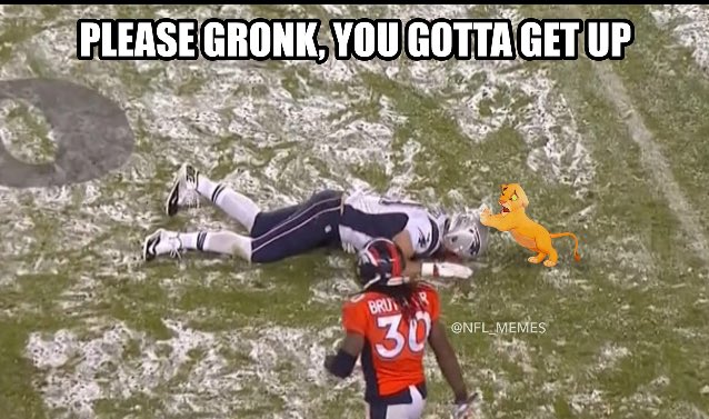 GercichDylan's tweet photo. How I felt when gronk went down #FantasyTE https://t.co/xHWjagzfP6