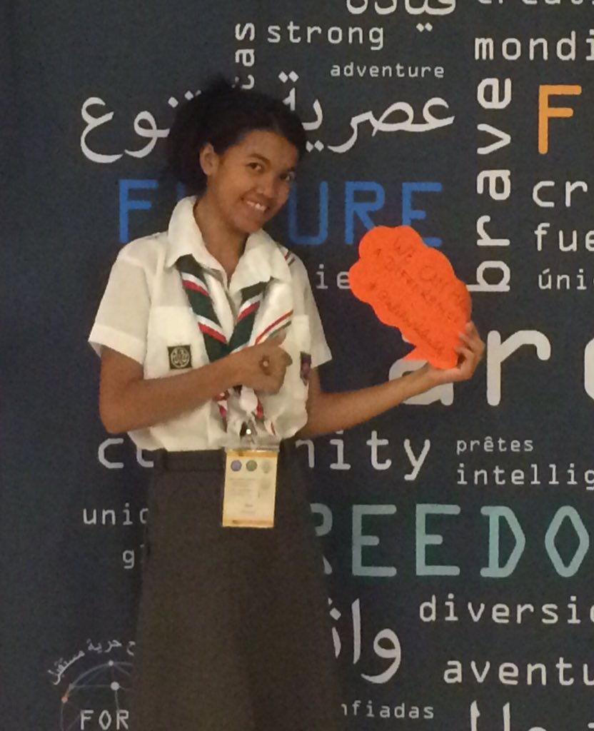 wagggsworld's tweet photo. We CAN make a difference #GirlsAreValuable - talking about #16Days at #OmanForum15 https://t.co/3E4vEqMcky