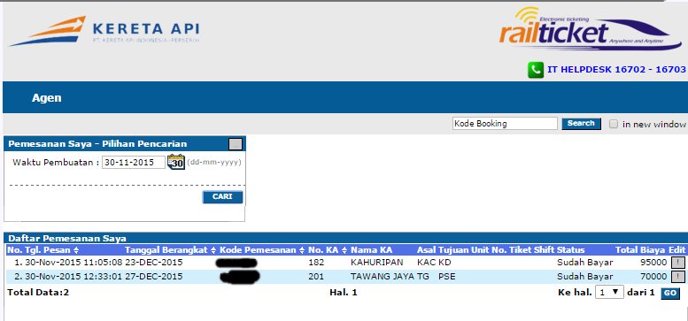 update pencarian yg dpt hr ini:
30/11/2015