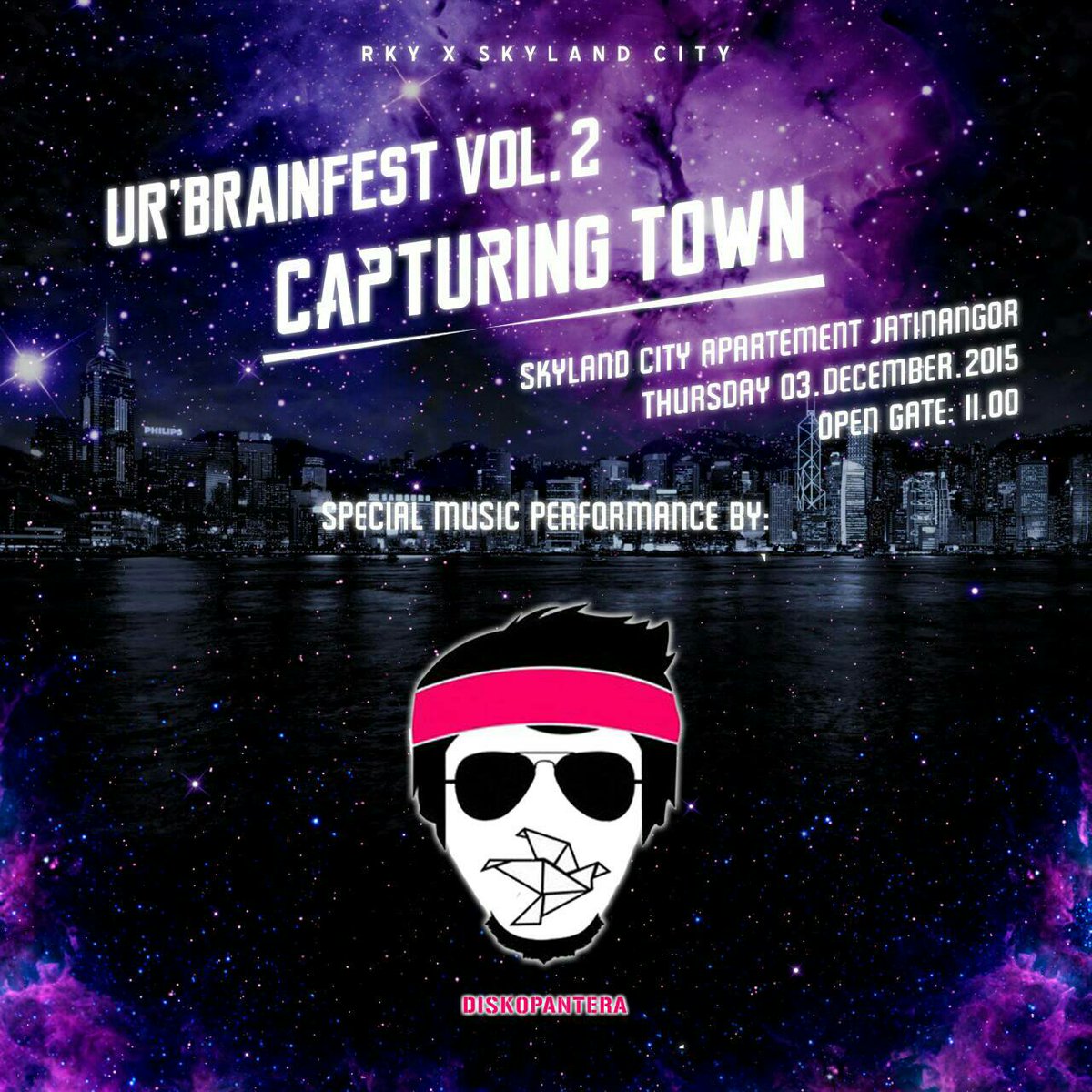 Ada diskopantera. Ayok kita aerobik bersama di sini. Iya di skyland jatinangor tanggal 3 desember. Be there!!