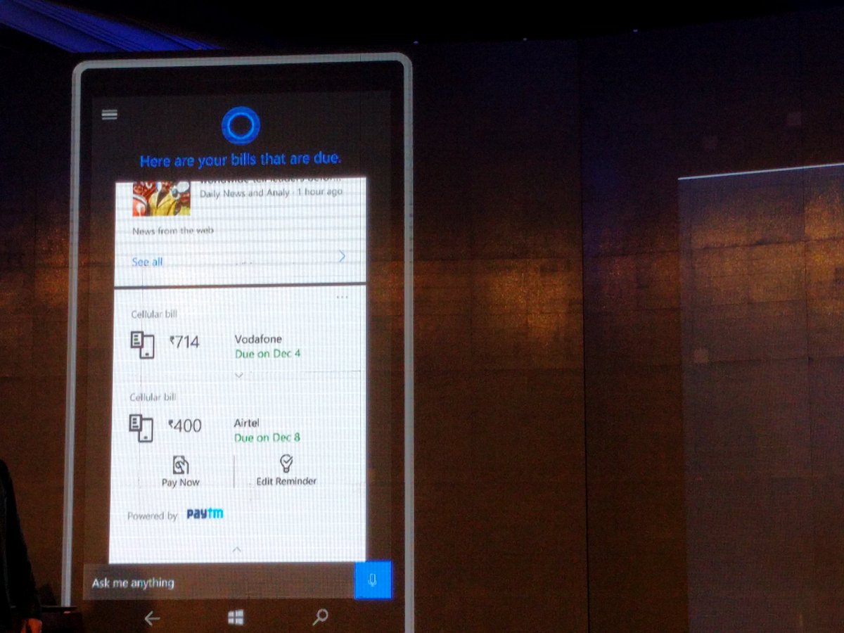 phonebunch's tweet photo. App Integration with #Cortana - #WorksLikePC https://t.co/mBbryenbet