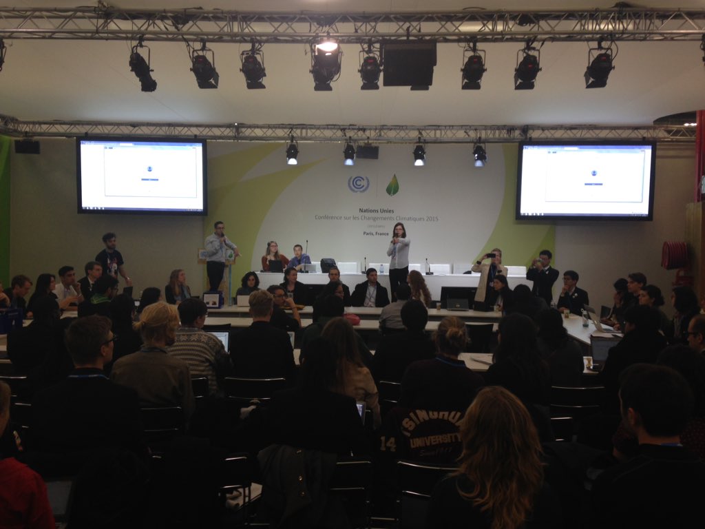 Jail_Ixel's tweet photo. @PetterBjerser representing the World YMCA #y4climate @ YOUNGO meeting at COP21 @ymcaRGE https://t.co/ErRIlWObIZ