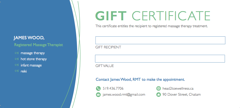 Head2ToeWell's tweet image. Gift Certificates completed! Now to get them printed and as of Tuesday, Head 2 Toe Wellness is officially open!