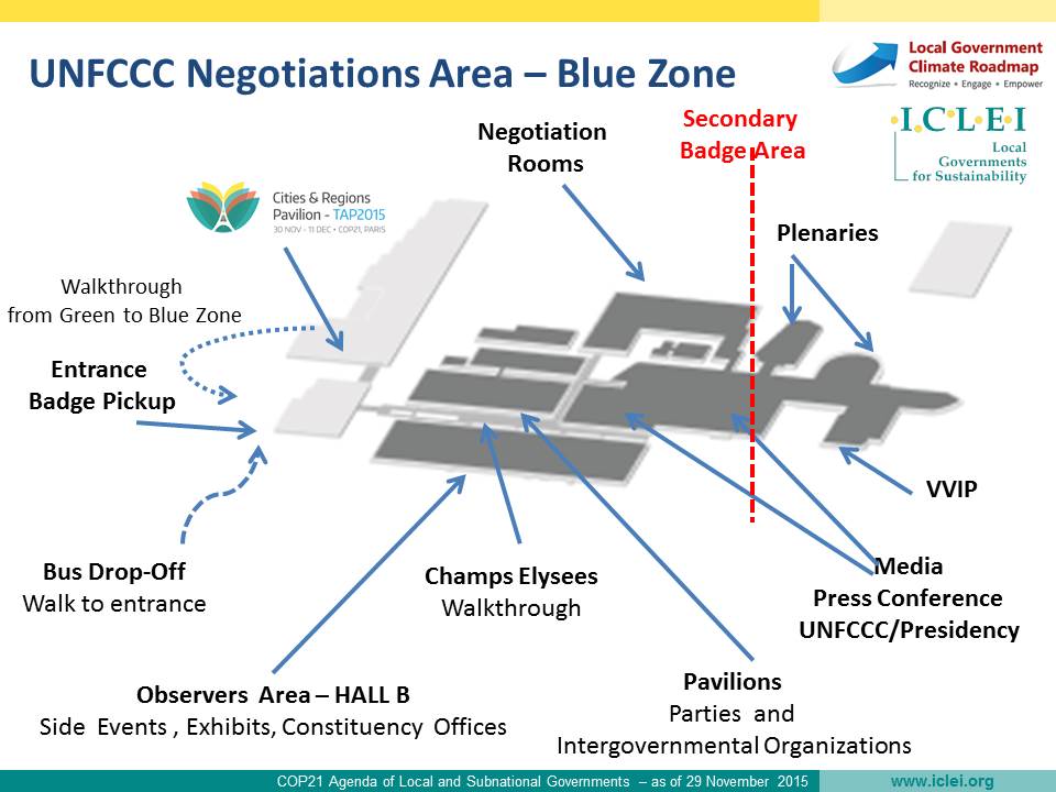 ICLEI_advocacy's tweet photo. @COP21 agenda of local &amp; subnational govt &amp; what-to-find-where at Le Bourget #COP21 @ICLEI #WeAreReady #TAPPotential https://t.co/LtDfns9Gc1