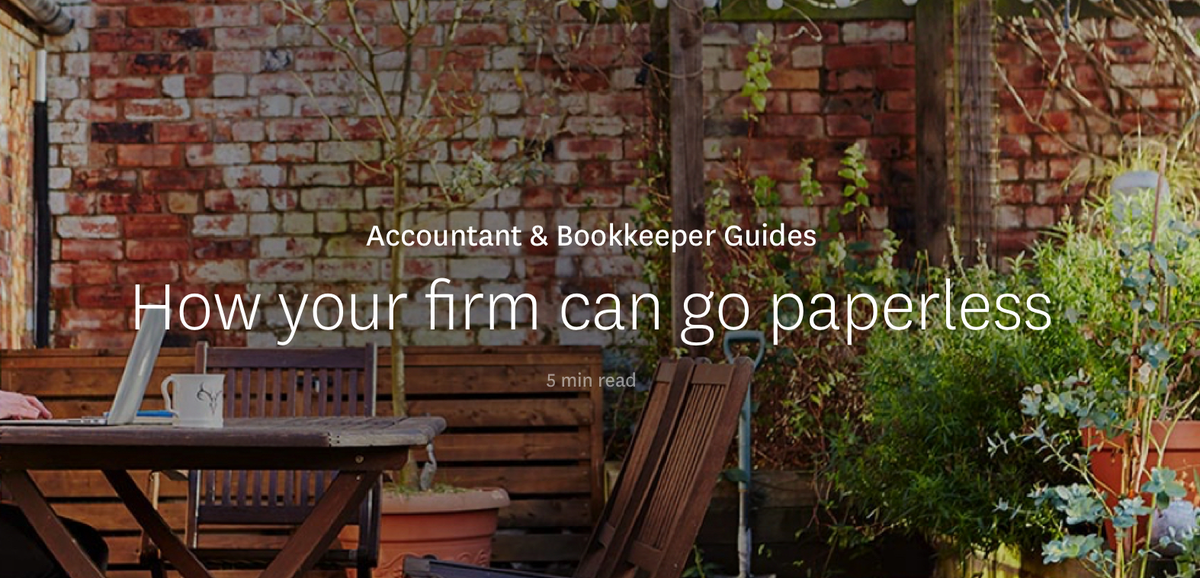 Xero's tweet image. #Accountant + #Bookkeeper guide for going paperless: ow.ly/Vd3oW
