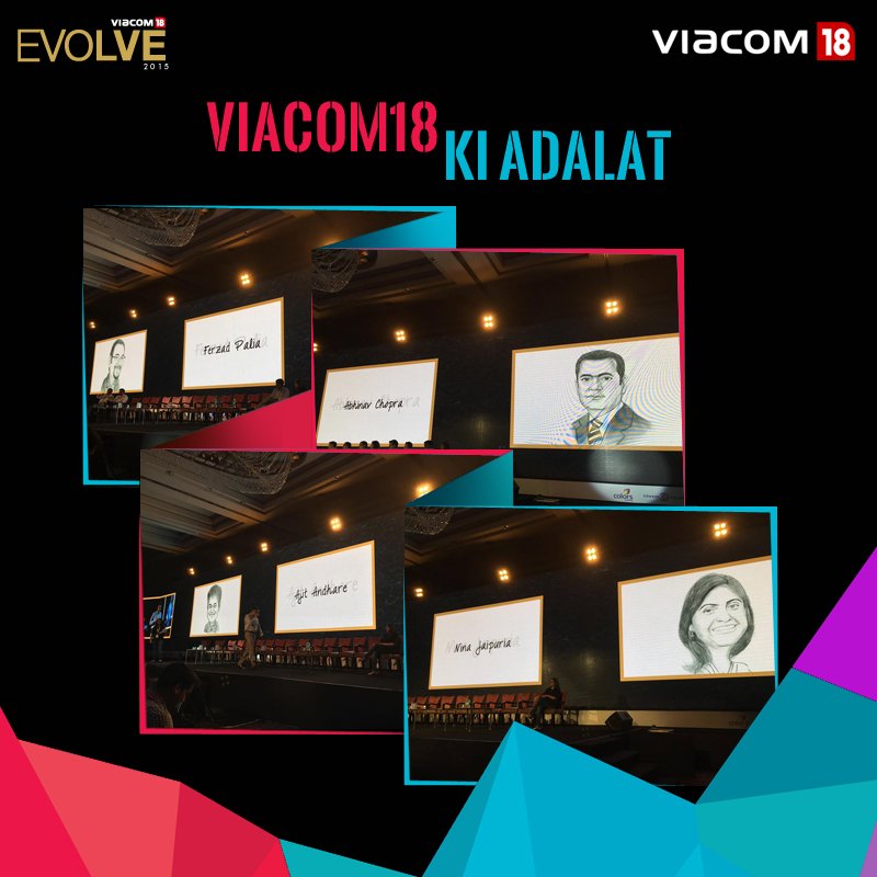 viacom18's tweet photo. Every question from parking space at office to the future of #Viacom18 answered at #Evolve2015
RT if you agree! https://t.co/RFnRG2lkXo