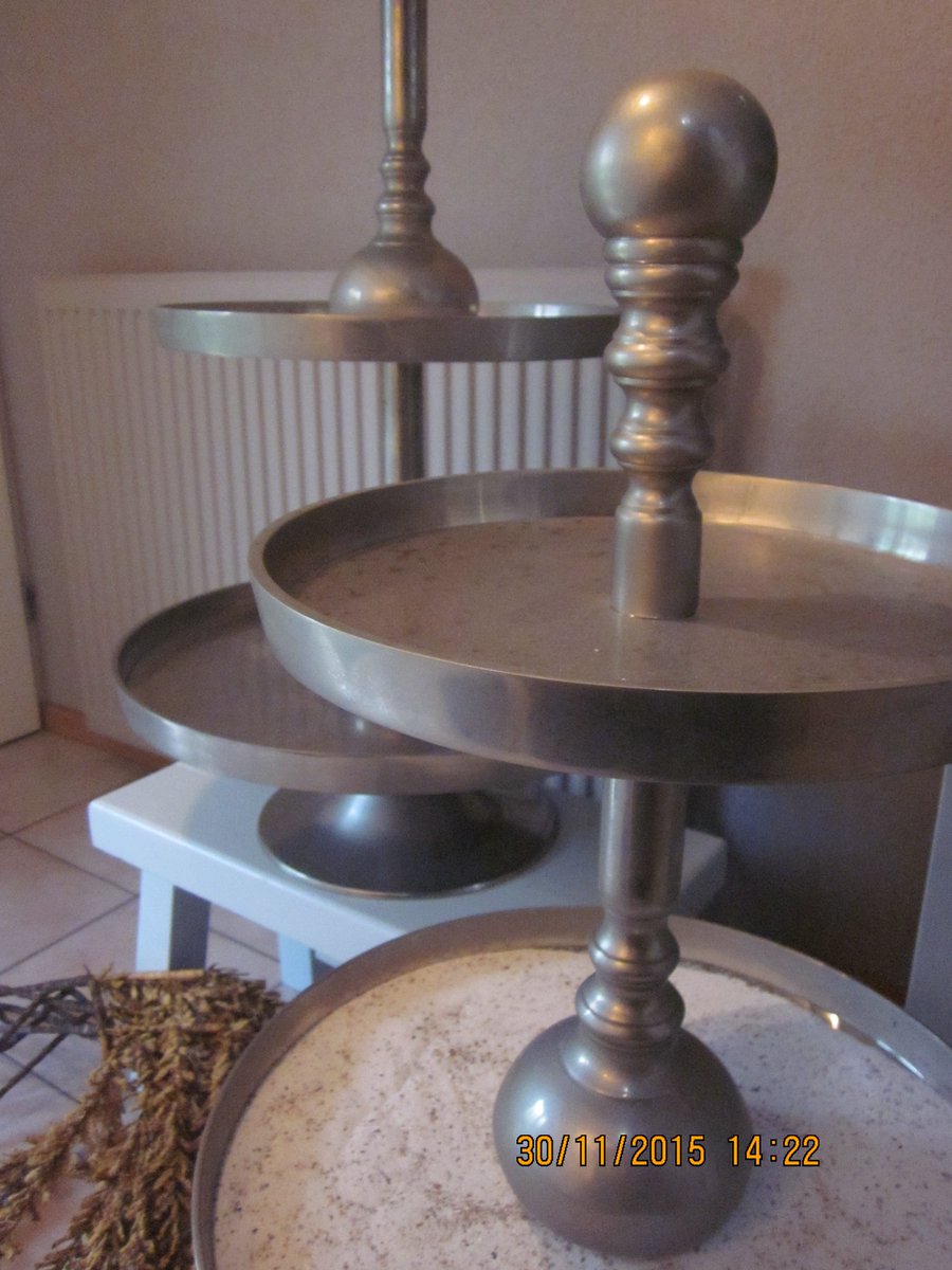 Mooie opdracht, #etageres opgehaald #kerstversiering #ekkersrijt