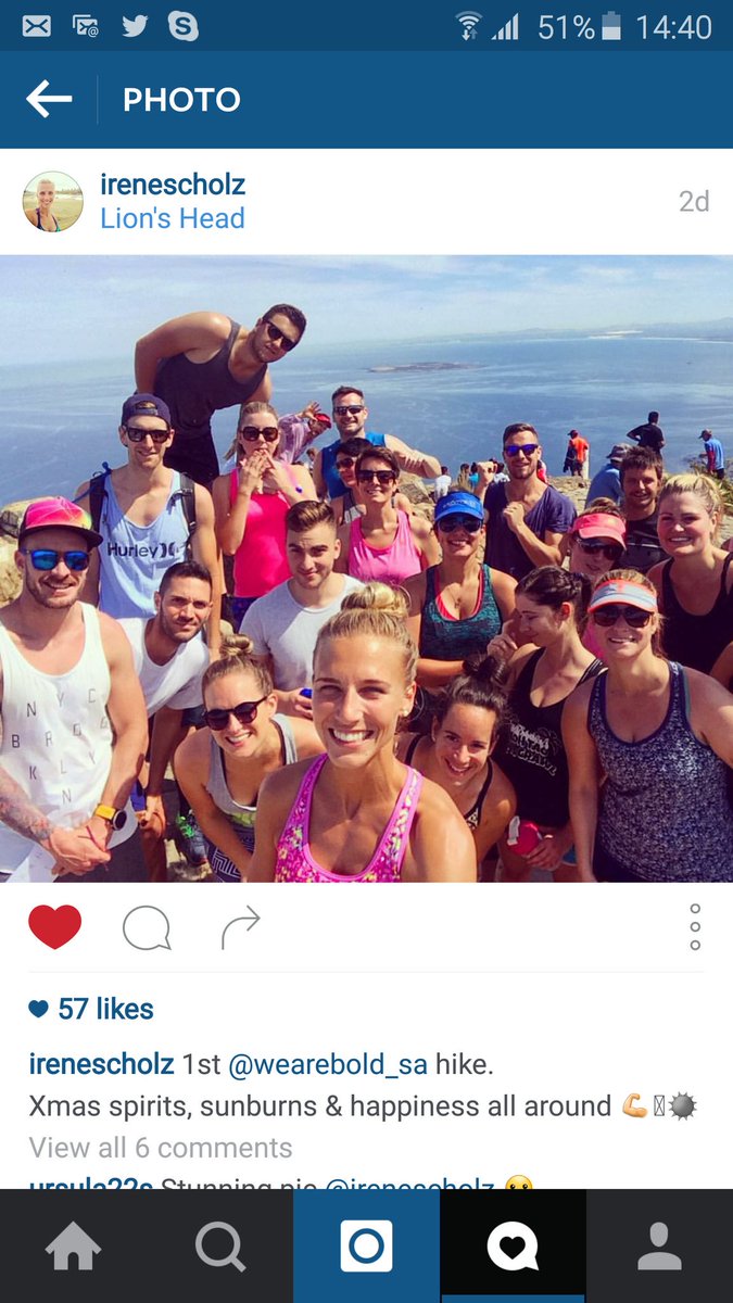 Saturday morning  goals with <a href="/wearebold_SA/">I am xenophobic</a> #LionsHead #welovecapetown ☺☺