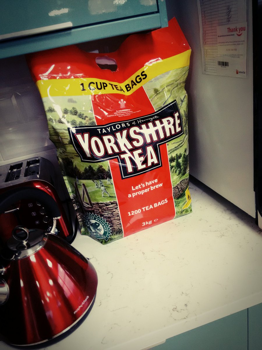 matthewpskelton's tweet photo. It's Tea-Driven Development here in the Leeds office! #TeaDD "That's just for this morning" https://t.co/oQrdM99J8Y