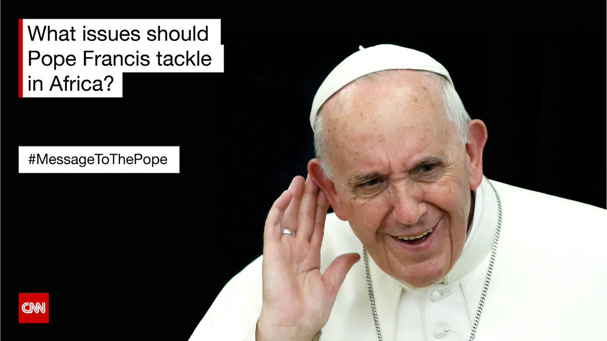 CNNAfrica's tweet photo. Are you in Central African Republic for the final #PopeinAfrica mass? Share your #MessageToThePope with us! https://t.co/FY6BCZ33Bx