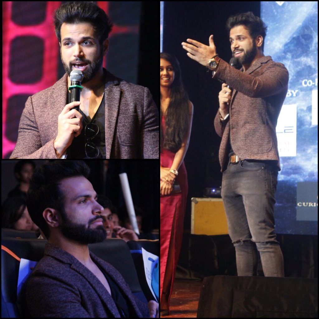 FeedbackAshvik's tweet photo. Me.Rithvik Dhanjani Judged our Mr. & Ms. Entourage event. #Entourage2015 #jhcentourage #Jaihindcollege #Entourage https://t.co/iEeMiyeAav