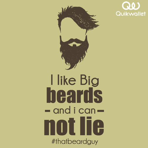 QuikWallet's tweet photo. You don't choose the beard, the beard chooses you. #Thatbeardguy #NoShaveNovember https://t.co/SyzpeDqMXF