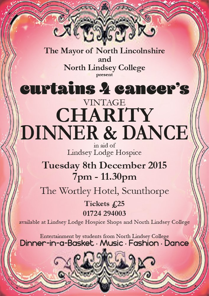 NorthLindsey's tweet photo. This week its the @Curtains4Cancer #Charity #Dinner &amp; #Dance at @WortleyHouse in #Scunthorpe... Are you coming? https://t.co/VicoXQfqcy