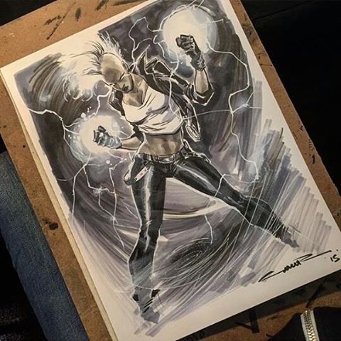 WeAreWakanda's tweet image. Featured artist: yildiraycinar bit.ly/1XBqvqx #storm #ororomunroe #art #punkstorm #xmen #marvel #comics