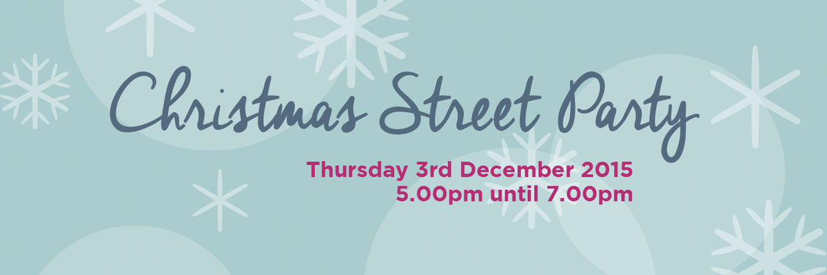 CrellinsCarter's tweet photo. 3 days to go to the @QueensRoadWey #Christmas Street Party in aid of @PAHospice Come along between 5-7pm to support https://t.co/cWq8TSNR6J