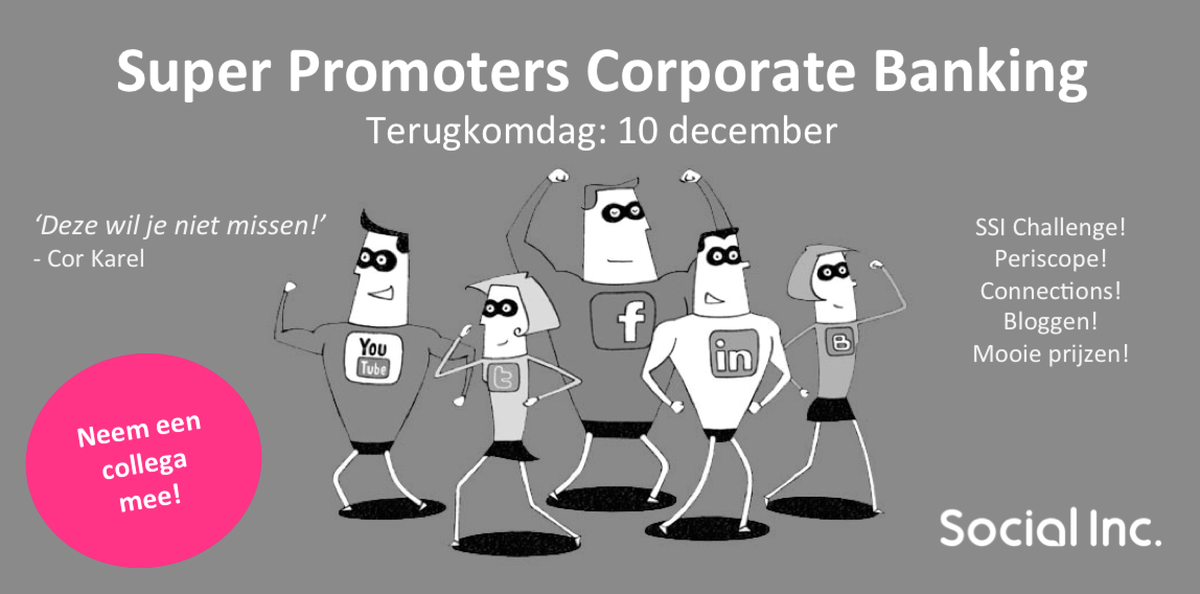 sanneheerink's tweet photo. Super Promoters! De laatste sessie van 2016 wordt een waar prijzenfestijn! Ben je erbij? Wie neem je mee? #ABNAMROsp https://t.co/vBq4TQ4cI3