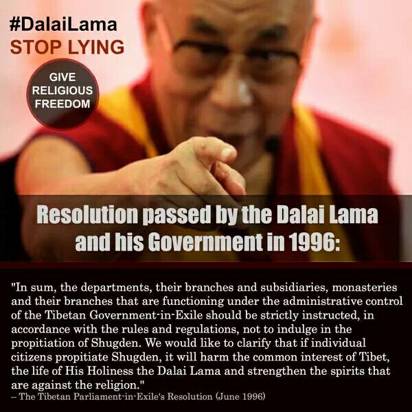MightyMahamudra's tweet photo. Stop the religious apartheid dalai lama your actions are horrendous! 
#dalailama 
#humanrights 
#world 
#news 
#uk https://t.co/B7u4cPl7Uc