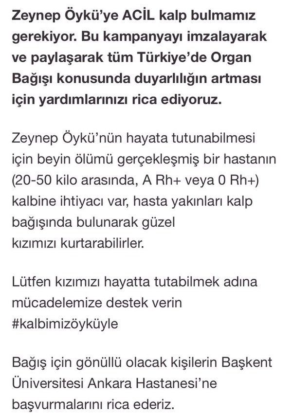 yoldasim2's tweet photo. Haydi canlar, şimdi sıra Zeynepte, hep birlikte #zeynepiçinelele 
Küçüğümüzü hayatta tutmak için #RT https://t.co/sBQC86AdfY
