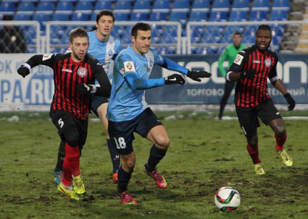 Jahovic during the game