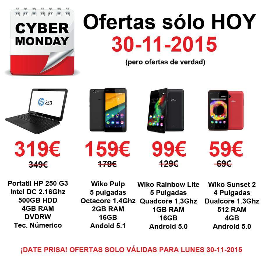Cybermonday en Disitec.