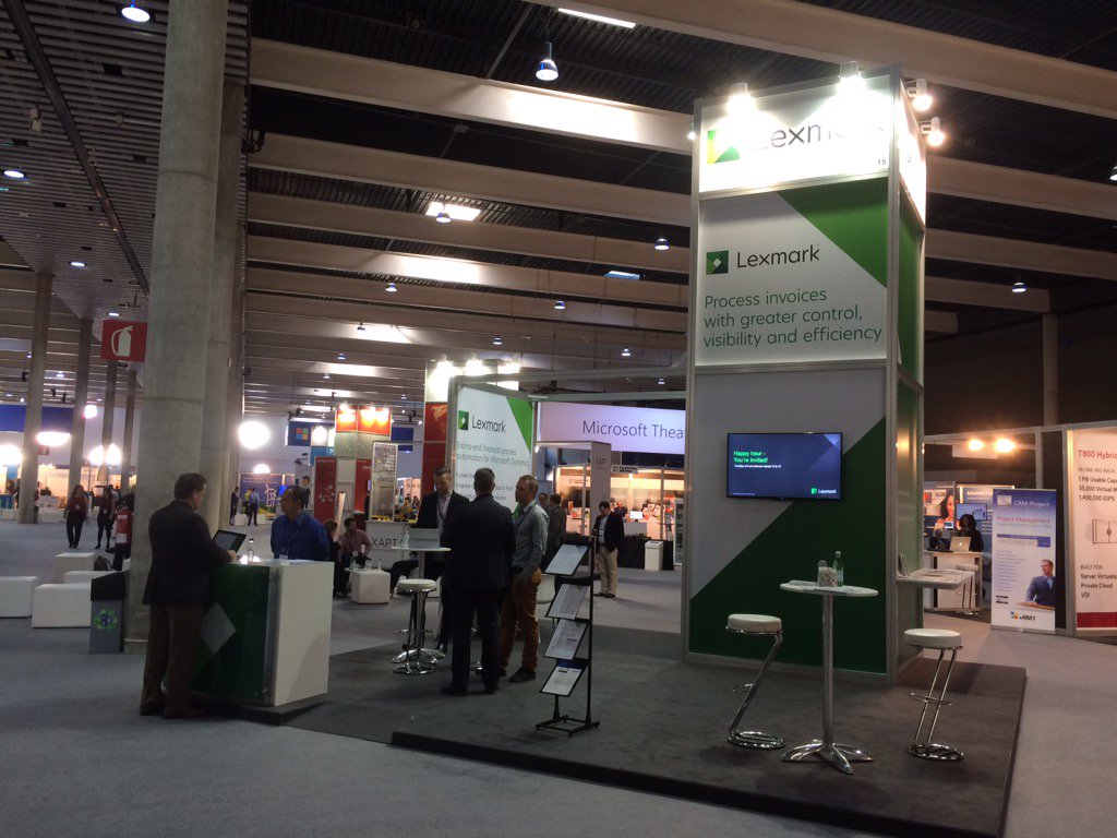 LexmarkFPAblx's tweet image. Meet us at booth 15! #msftconvergence #ConvergenceEMEA #conv15