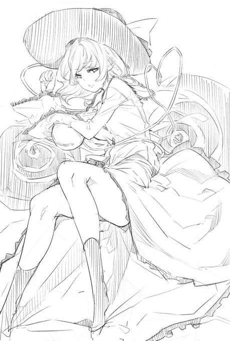 ポストカード用にこいしかいたけど、これはちちもでてないし、ちちもおおきくないし、ちちもきょだいでないので、需要なさそう 