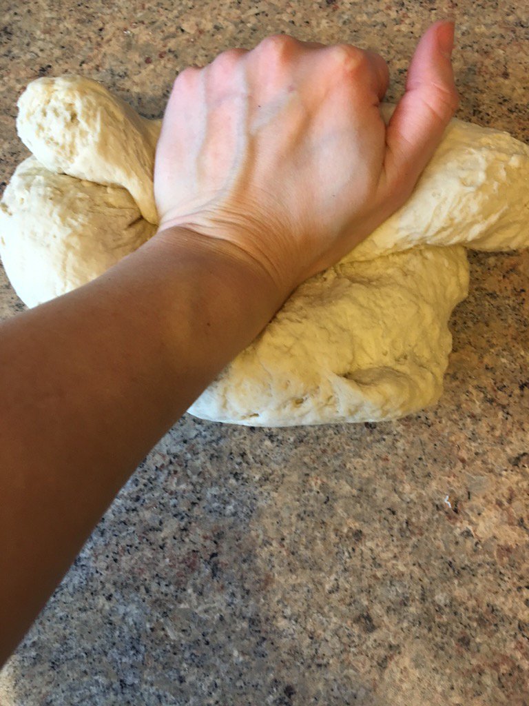 EventuresInt's tweet image. Fresh dough being prepared for this evenings trash cafe, @StVincent6FC in Jervis gallery 4-7pm no menu prices 4 food