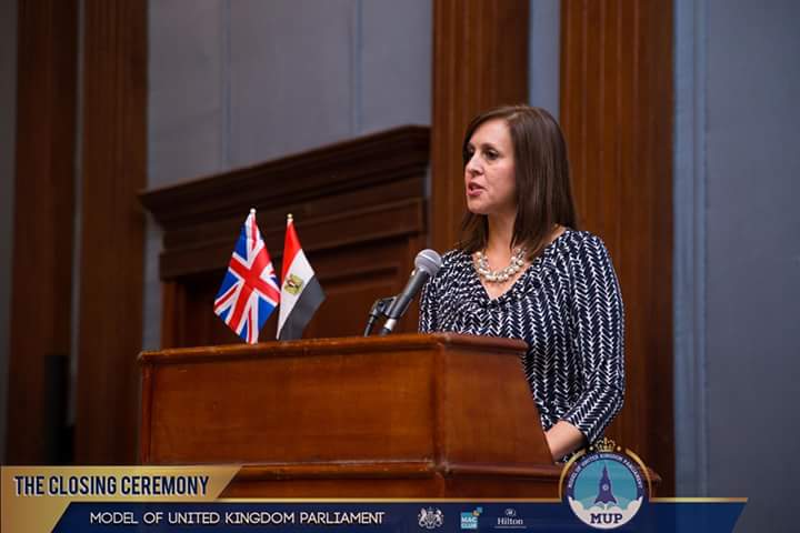 MUPalex2014's tweet photo. Her majesty Consulate General Mrs.Caroline Alcock is performing her speech for the final day of our journey.
#MUP https://t.co/hBQTqRiE9E